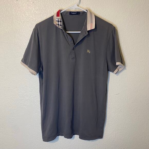 Burberry London Mens Classic Gray Polo Size S/M - Picture 1 of 10